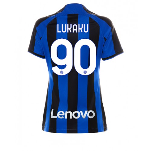 Inter Milan Romelu Lukaku #90 Hjemmedrakt Kvinner 2022-23 Kortermet Inter Milan Romelu Lukaku #90 Hjemmedrakt Kvinner 2022-23 Kortermet